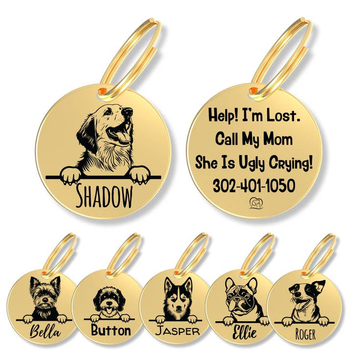 PawFurEver - Wholesale Pet identification tag – Dog - Personalized Breed Dog Tag (Pyranees)2