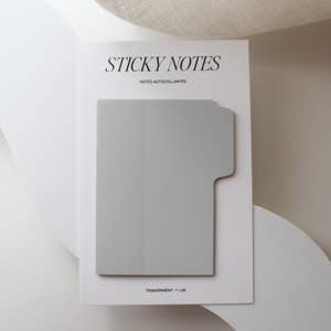 Transparent Sticky Notes, See Through Sticky Notes, Clear Matt