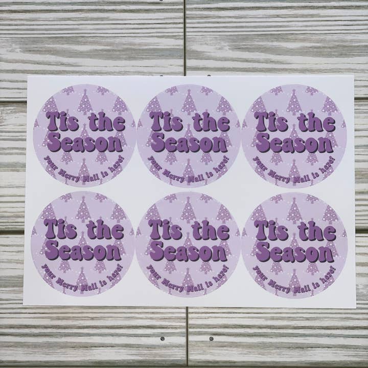 Christmas Packaging Stickers | Christmas Business Sticker for wholesale by Le Monge Collections, LLC