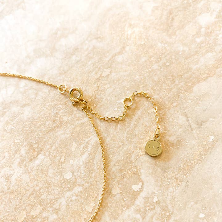 Angels Whisper Accessories - Wholesale Pendant/charm necklace - Theta 18K Gold Plated Charm Necklace5