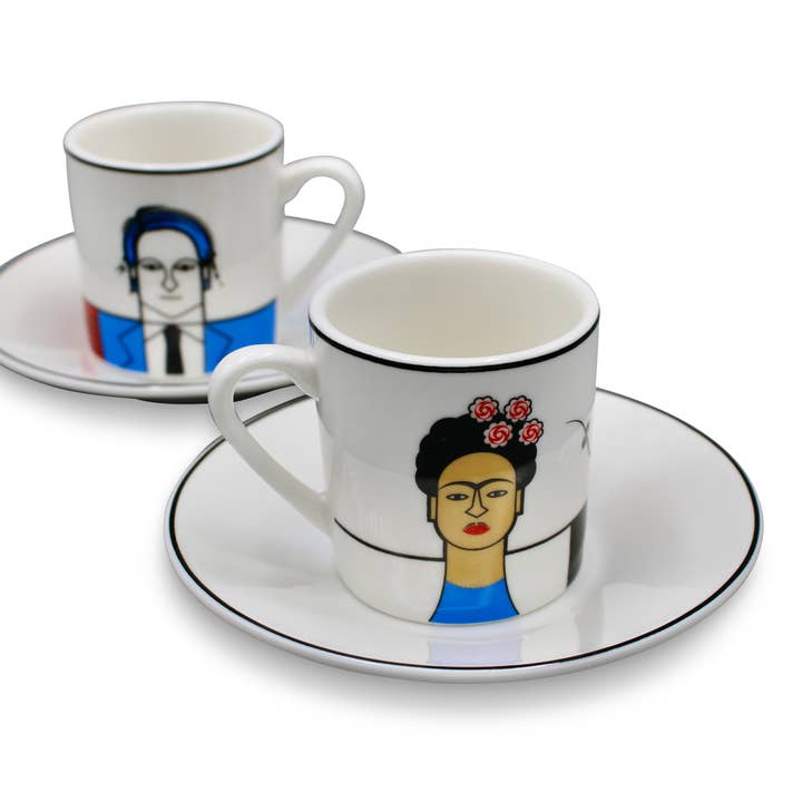 Great Modern Artists - Wholesale Coffee/Tea Cup - Modern Artists Espresso Set