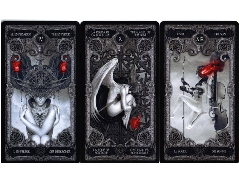Cardshouse - Wholesale Tarot Cards - Xiii Tarot By Nekro Deck Fournier4