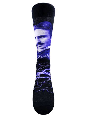 JHJ International Company Limited - Wholesale Socks - Unisex - Portraits - Nikola Tesla0