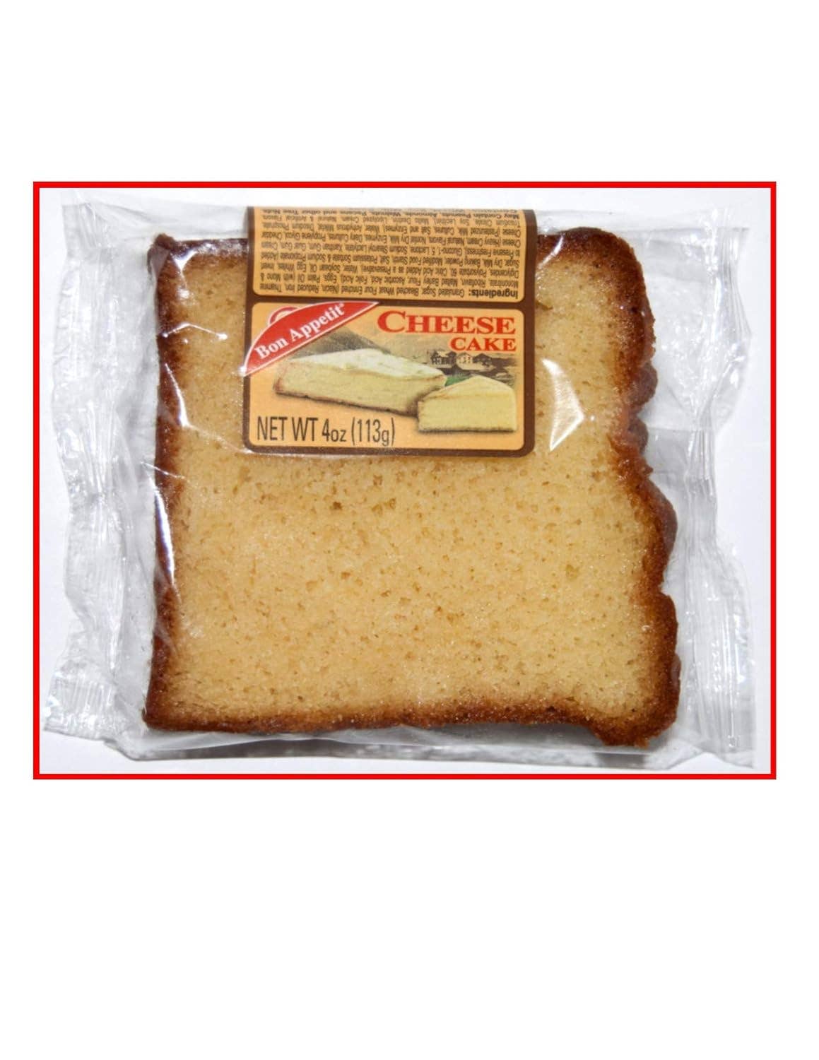 Long Island Candy Factory - Wholesale Cake - Bon Appetit Cheese Cake Cake Slice 4 oz 8 ct0