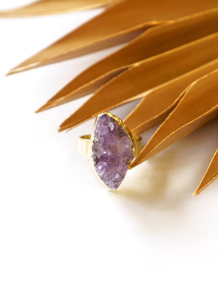 Devi Druzy Ring for wholesale by Bali Queen