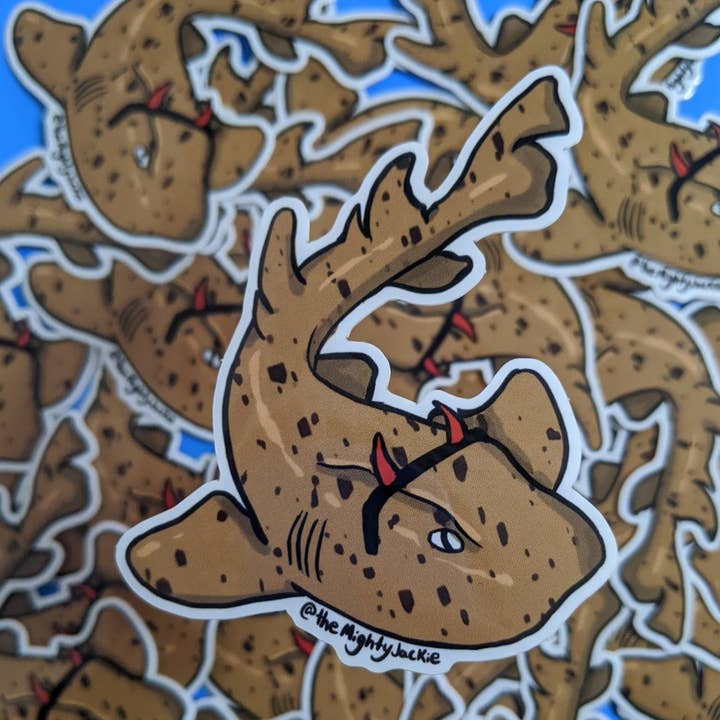 The Mighty Jackie - Wholesale Sticker - Horn Shark Sticker0