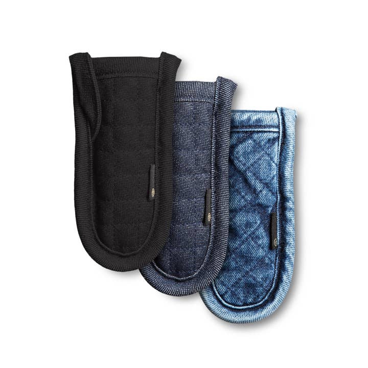 Black Denim Pan Handle Holder for wholesale on Faire