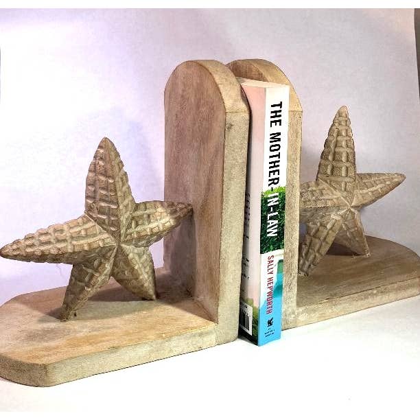 Sea Island Imports, Inc. – wholesale Bokstöd – Bokstöd, Sjöstjärna i Whitewash