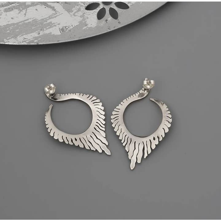 AVENS – Engroshandel Hoops – Artisan Design 18k guldbelagt sterlingsølv øreringe