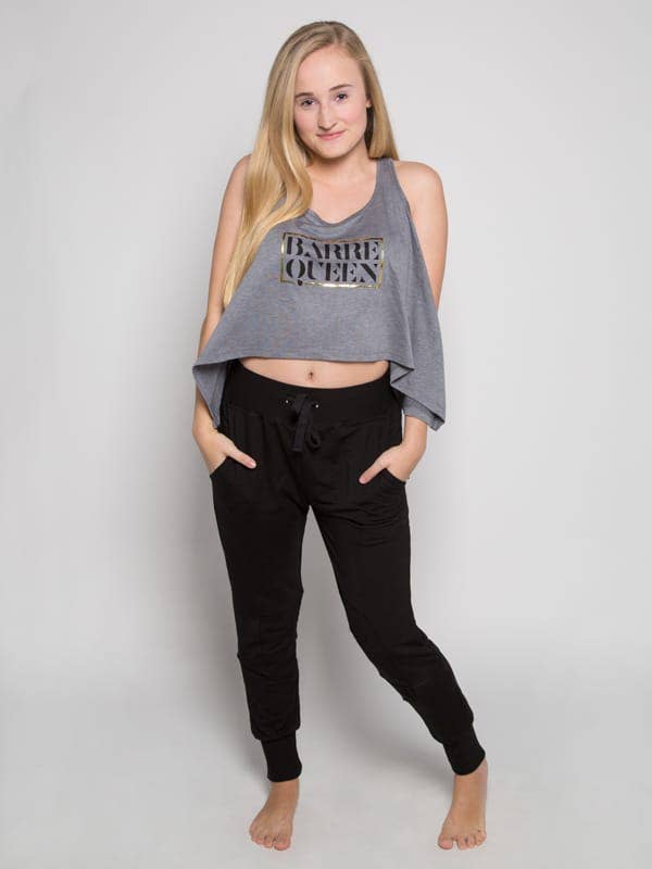 Super Terry Ninja Sweatpants, Black for wholesale by Sugar And Bruno