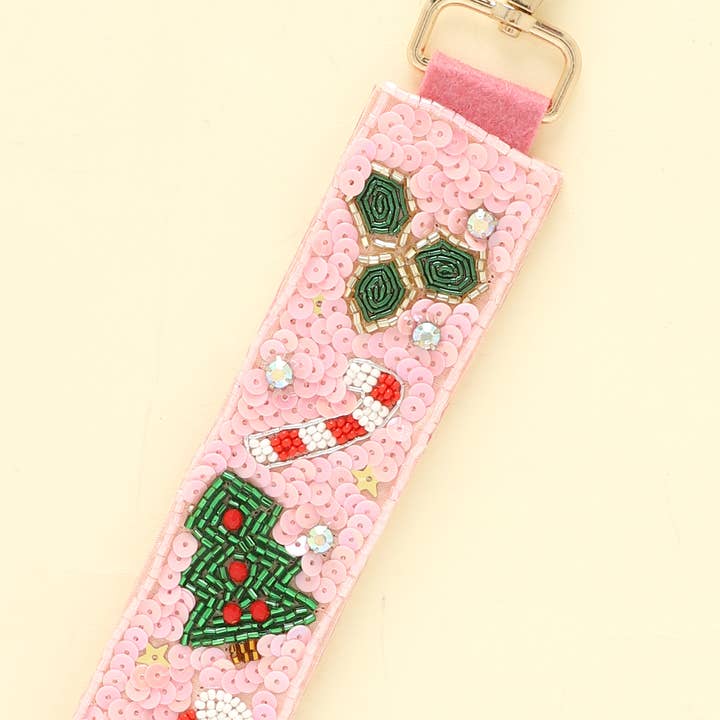 SP Sophia Collection - Wholesale Keychain - Women's - Christmas Themed Jeweled Keychain