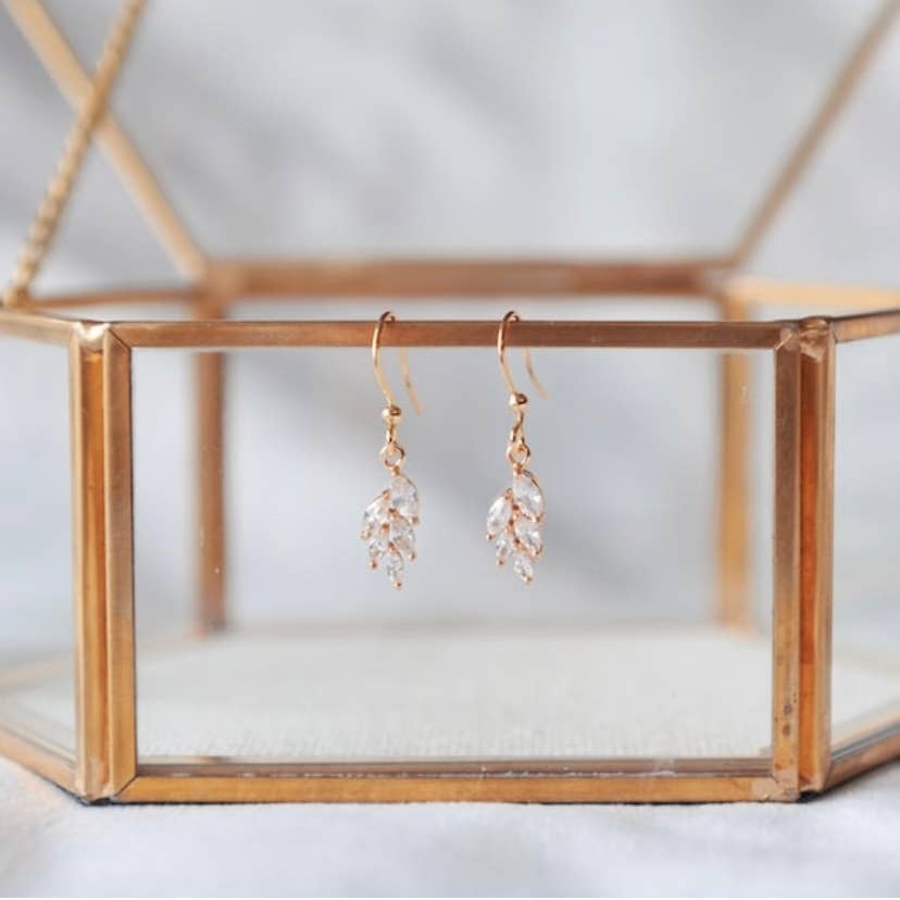 Oh So Lovely – wholesale Dangle earrings – PAISLEY Stunning baby crystal vine earrings0