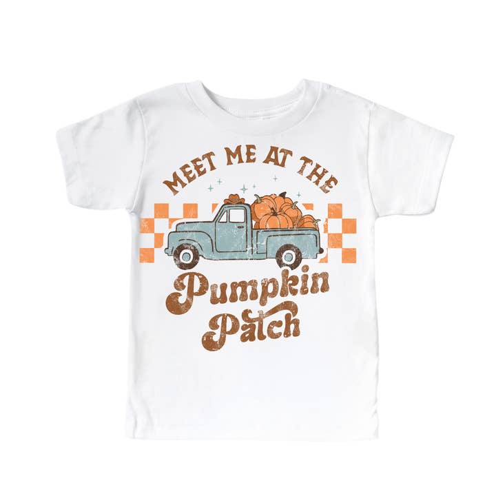 ZZ Threadz – Großhandel T-Shirt mit Siebdruck – Kinder – Triff mich beim Pumpkin Patch1