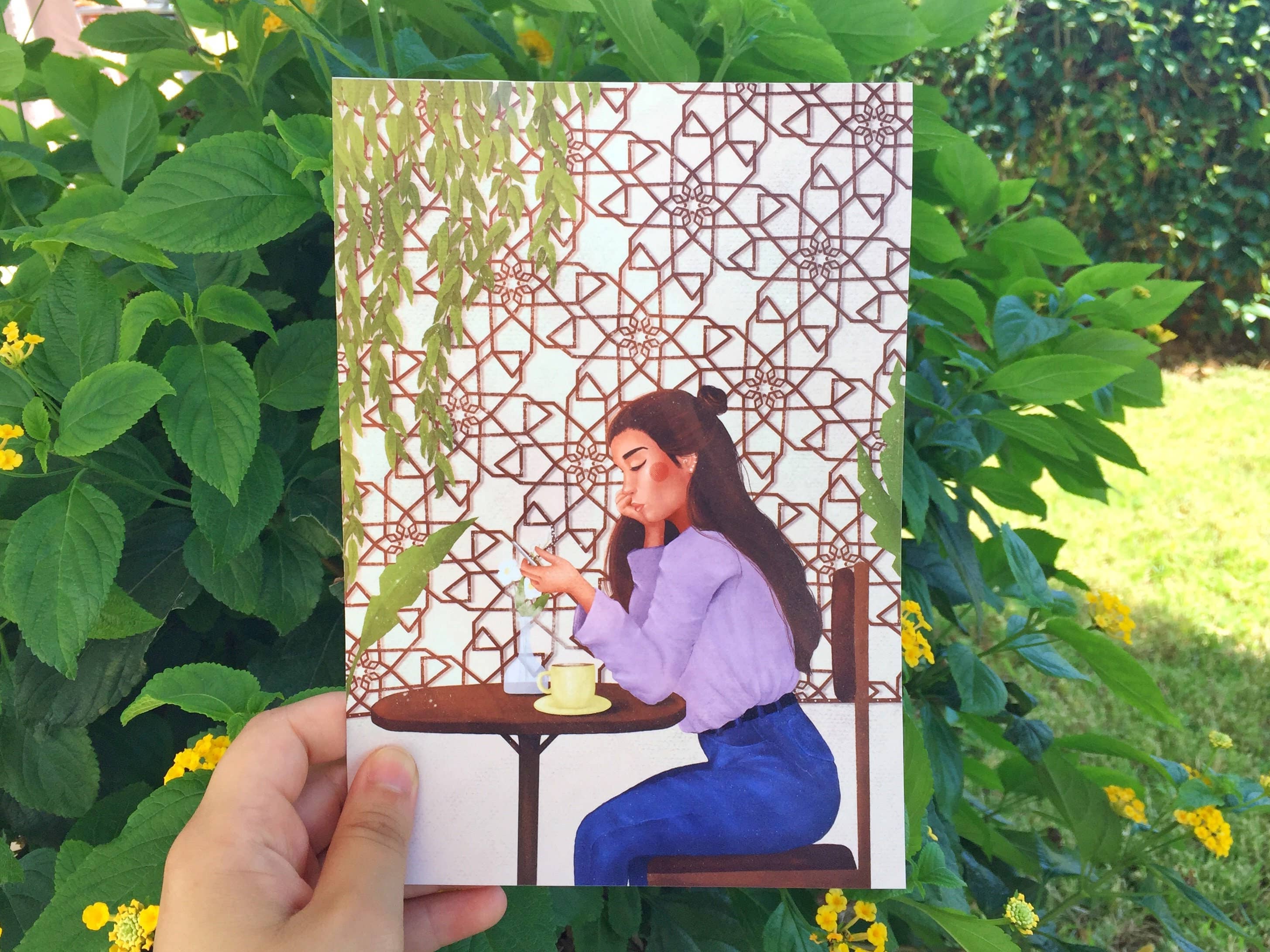 Jino's Art – Großhandel Kunstdruck – Kunstprint Cozy Cafe – Wanddeko für Zuhause2