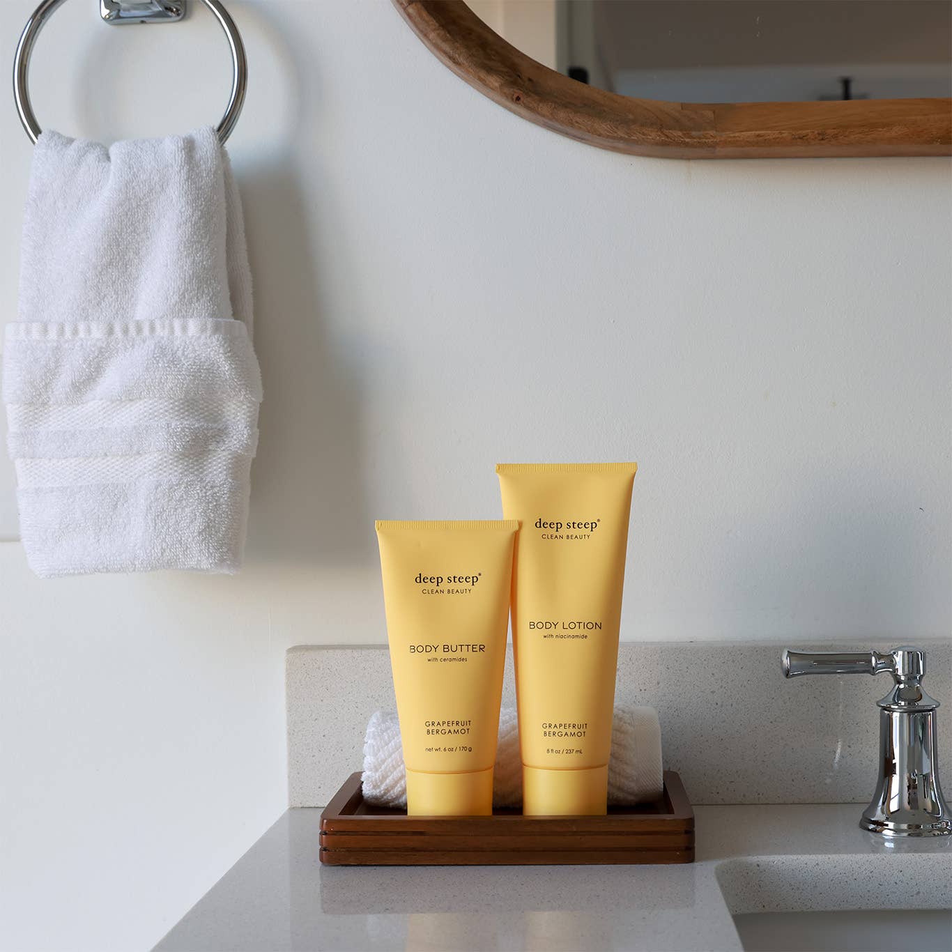 Deep Steep Clean Beauty - Wholesale Body Cream/Lotion - Body Lotion - Grapefruit Bergamot 8oz3