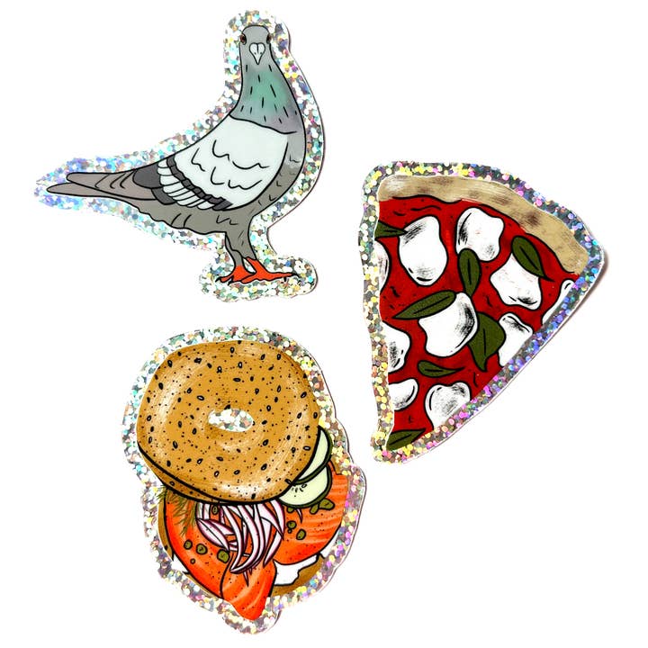 Set d'autocollants New York pour la vente par Boss Dotty Paper Co.