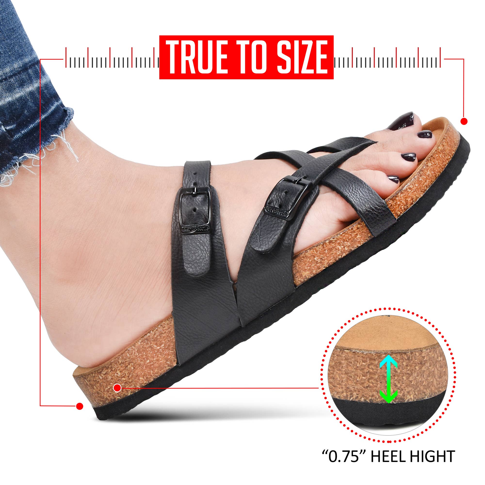 Aerothotic – Engroshandel sandal - Dame – Aerothotic - Celestis Strappy Sandaler10