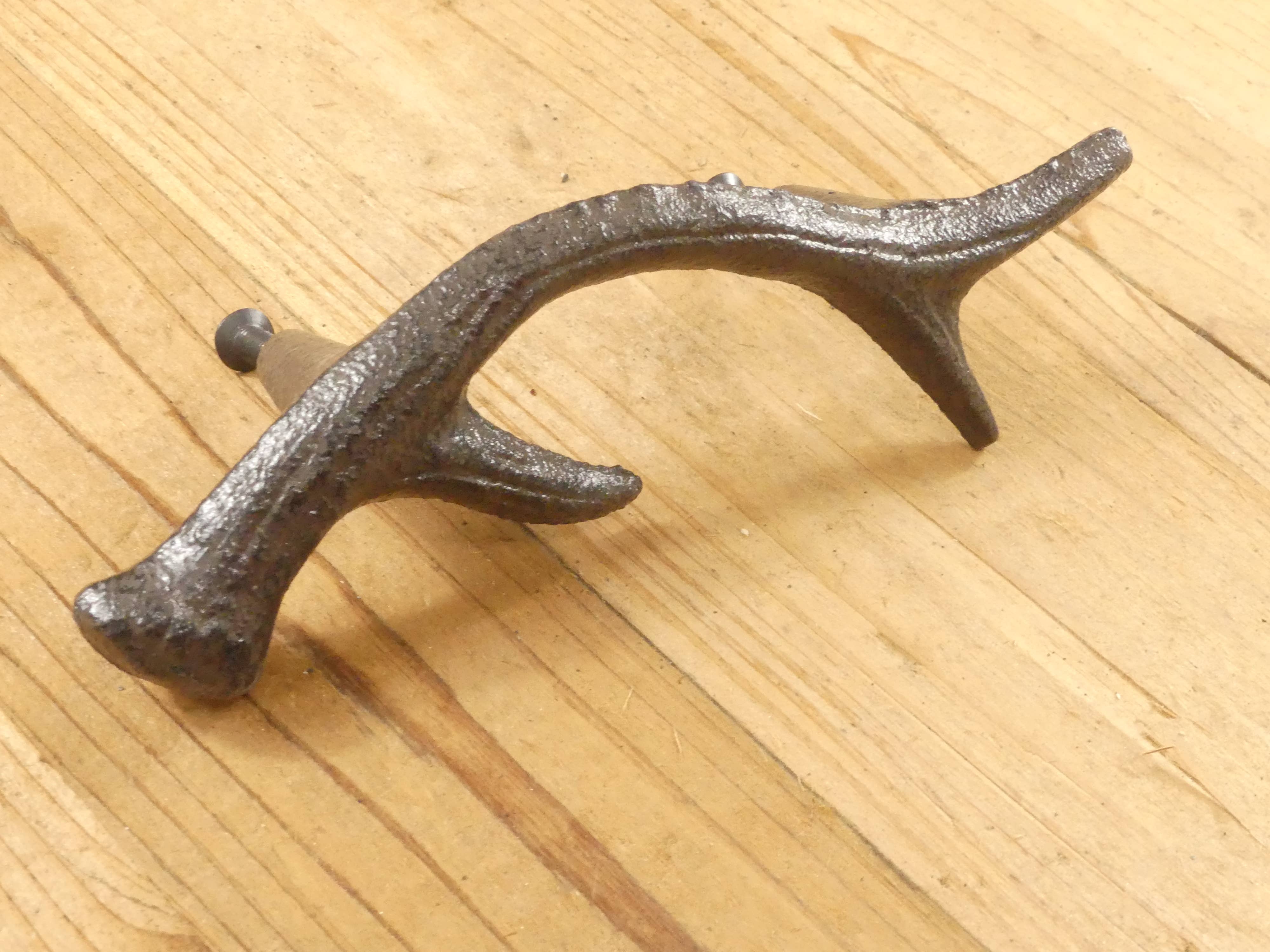 Midwest Craft House - Vente Poignée/bouton - TIROIR/POIGNÉE DE PORTE EN BOIS DE CERF0