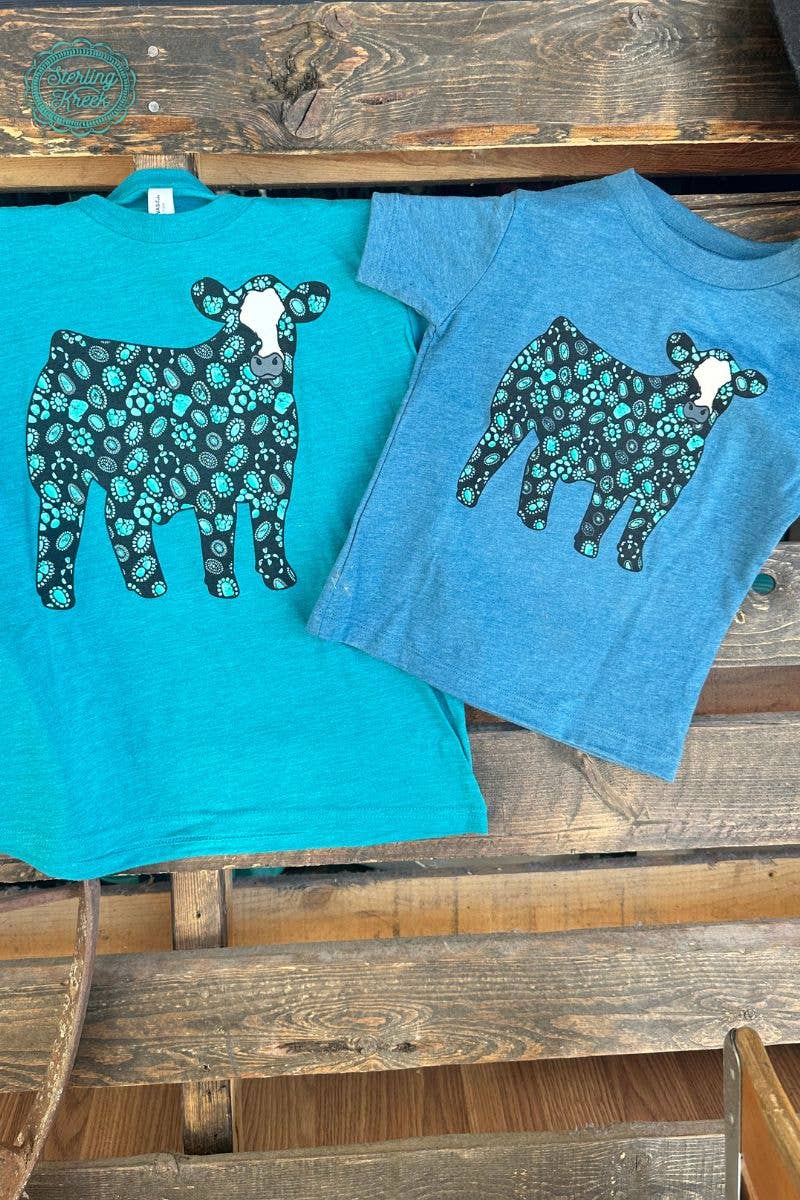 Sterling Kreek – wholesale Screen-printed t-shirt – Kids – Mini Concho Steer