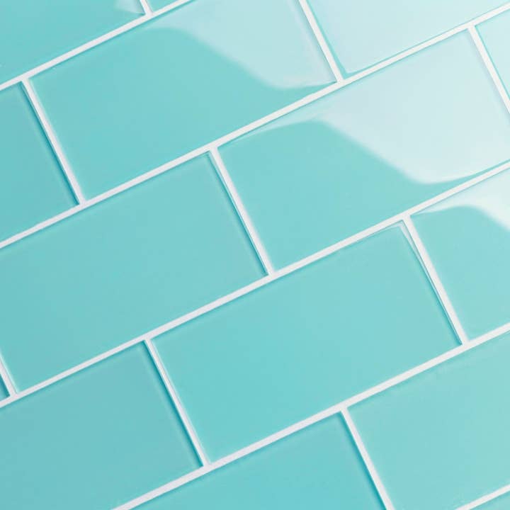 WS Tiles - Vente Carrelages muraux - Carreau de mosaïque en verre de 3" x 6", dosseret pour cuisine et salle de bain - 5 pieds carrés par carton16