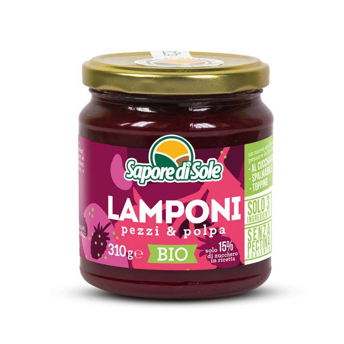 Sapore di Sole - Wholesale Soup - Raspberries Pieces & Pulp0