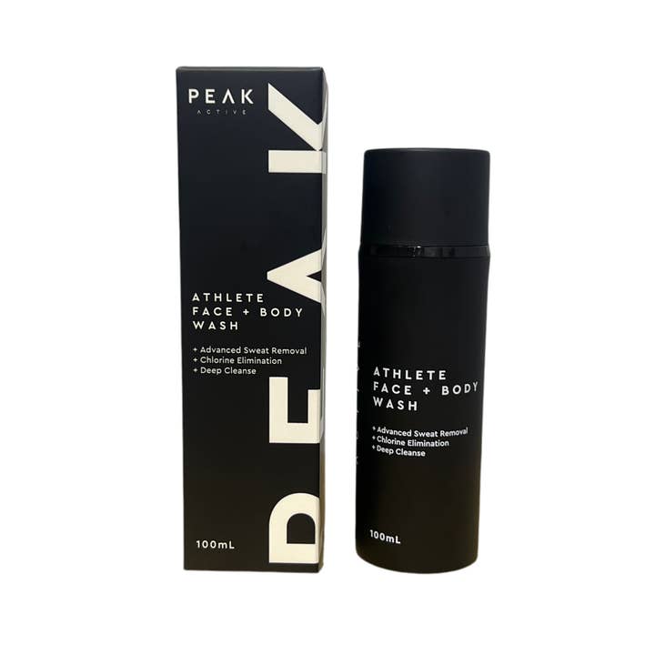 Peak Active - Wholesale Body Wash/Shower Gel - Athlete Face & Body Wash 100ml
