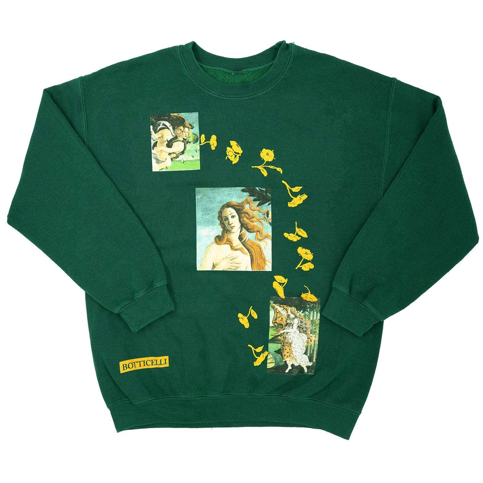 Green Botticelli CrewNeck Sweatshirt for wholesale on Faire0