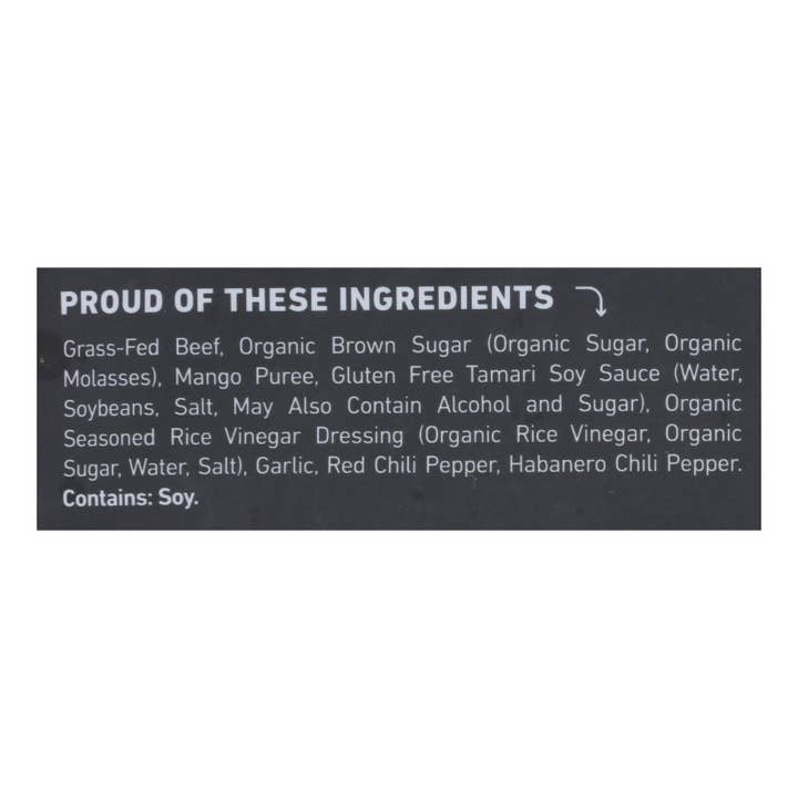 Ware Spark - Wholesale Jerky - Country Archer - Jerky Beef Mango Habanero - Case Of 12-2.5 Oz2