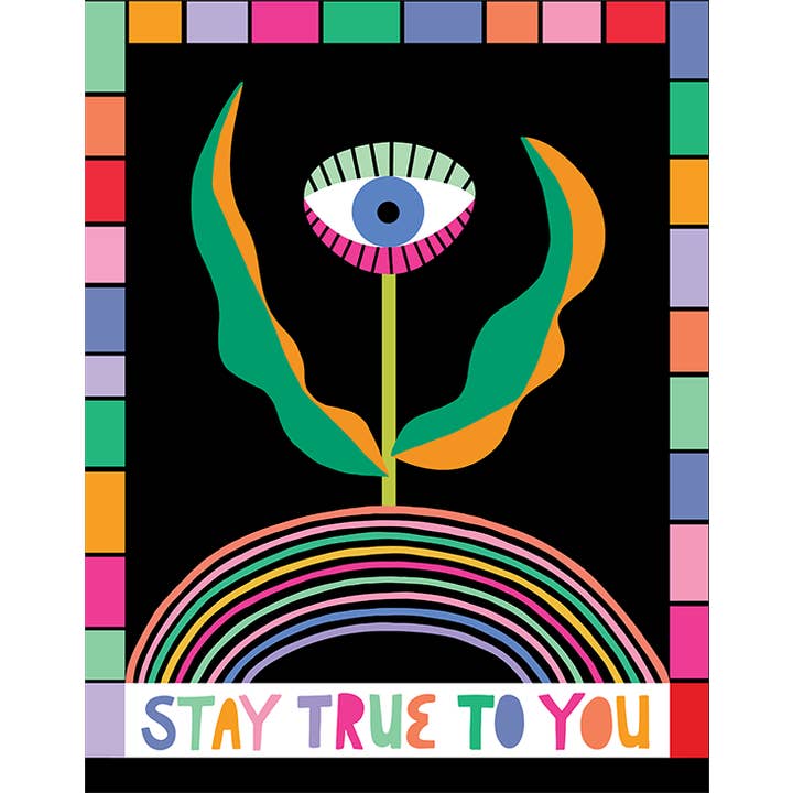 Stay True Art Print for wholesale by Julz Clementine