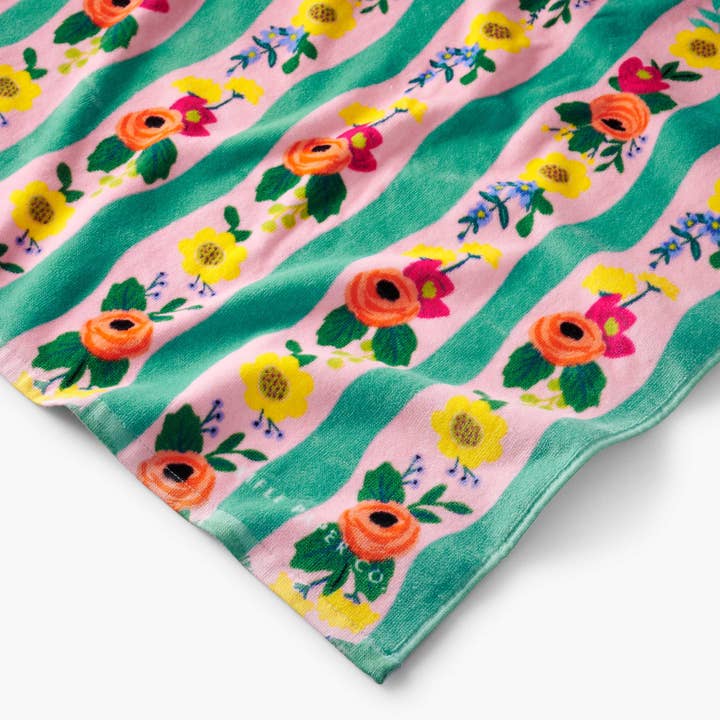 Rifle Paper Co. - Wholesale Beach Towel - Climbing Roses Beach Towel