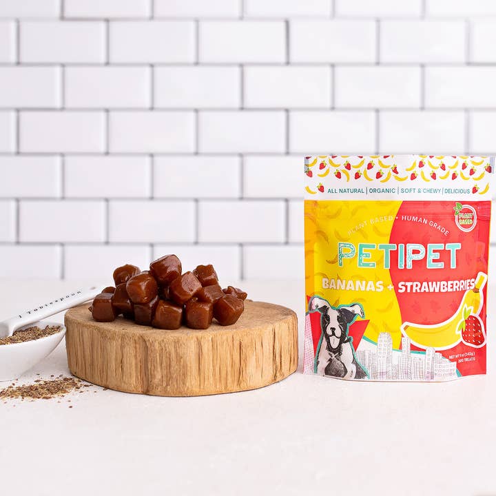 PETIPET - Wholesale Pet treats – Dog - BANANAS + STRAWBERRIES TREATS1