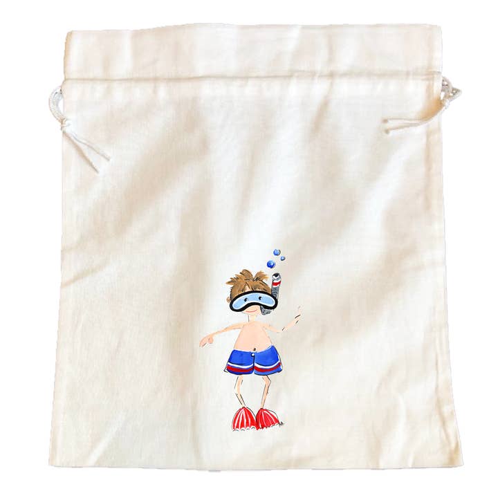 Große Badetasche Beach 852 Boy Diving - Inhouse Artwork für den Großhandel von Designs By Beverly, LLC