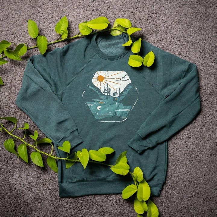 Reflection (Crewneck Sweatshirt) for wholesale by Menottees