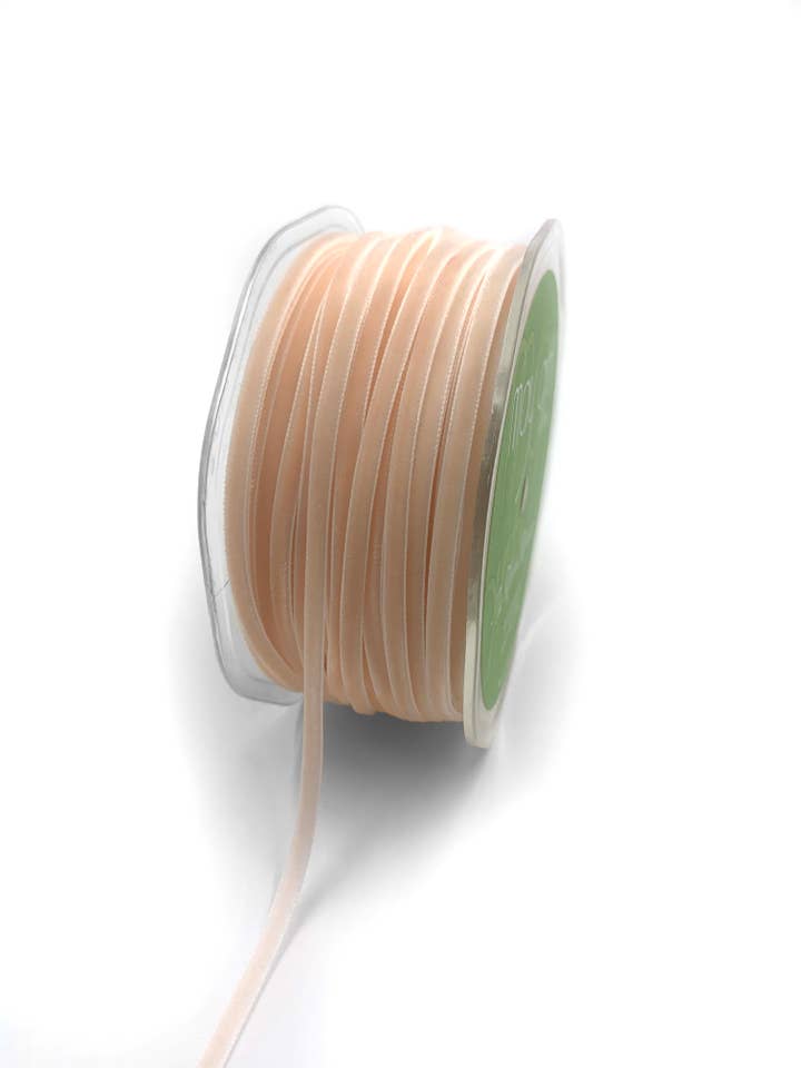 Kordelband aus blauem Samt, 1/8 Zoll für den Großhandel von May Arts Ribbon