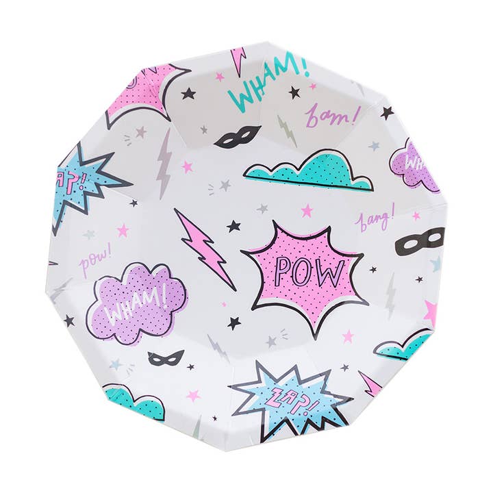 Girl Power Small Plates - 8 Pk. for wholesale by Jollity & Co. + Daydream Society