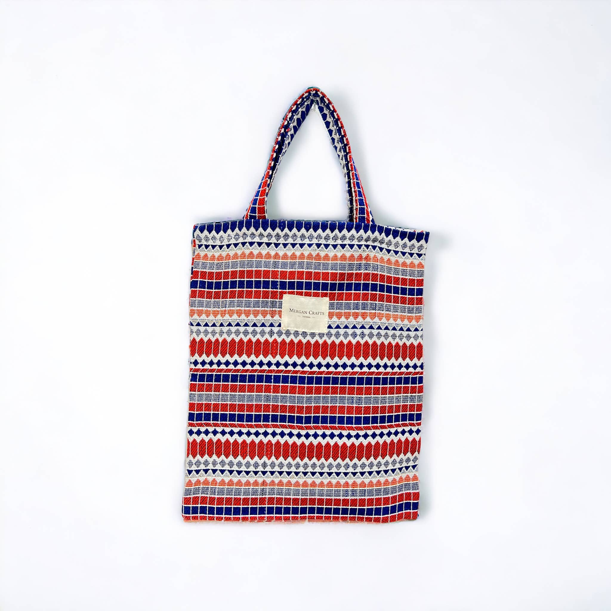 MERGAN CRAFTS - TEXTILE – Sacola - Mulher por atacado – Bolsa tote, sacola de compras e bolsa para presente com alça curta - LOZY1