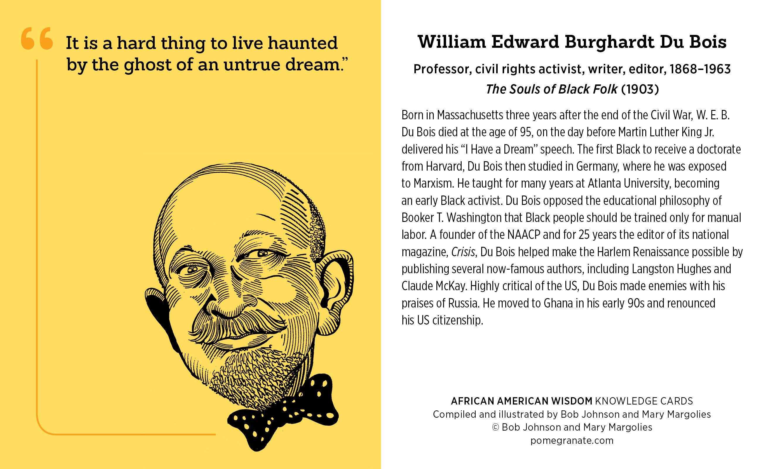 Pomegranate - Wholesale Card Game - African American Wisdom: A Deck of Memorable Quotes Knowledge Cards3