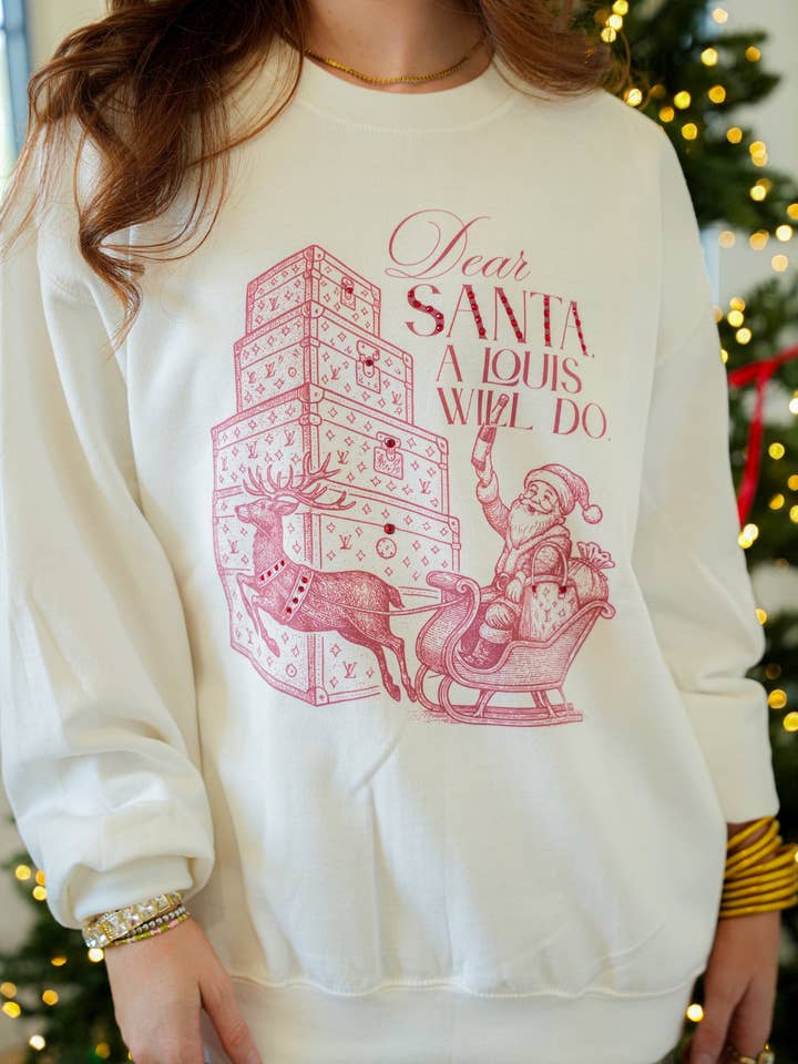 Summer Tees - Wholesale Graphic Sweatshirt - Women's - DEAR SANTA TEE3