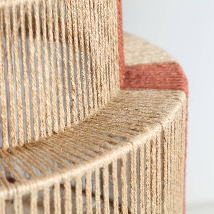 Kodu - Wholesale Chandelier/Hanging Light - Light brown jute hanging lamp 40x40x384