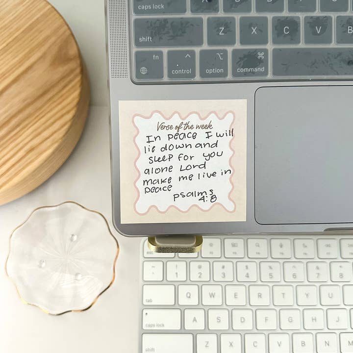 Grow in Grace - Wholesale Sticky Notes - Bible verse of the week sticky note pad, Christian notes