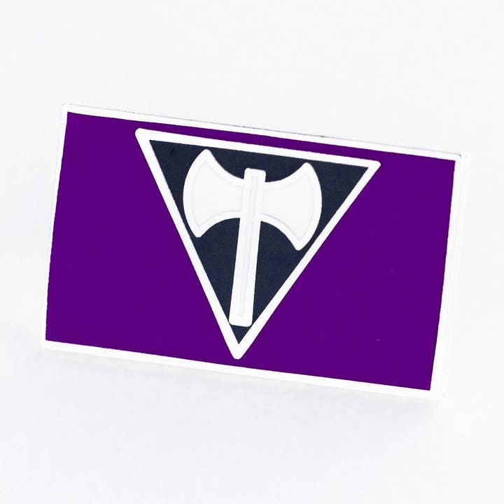 Butch Lesbian Pride Flag Enamel Pin for wholesale by Dream Maker Pins