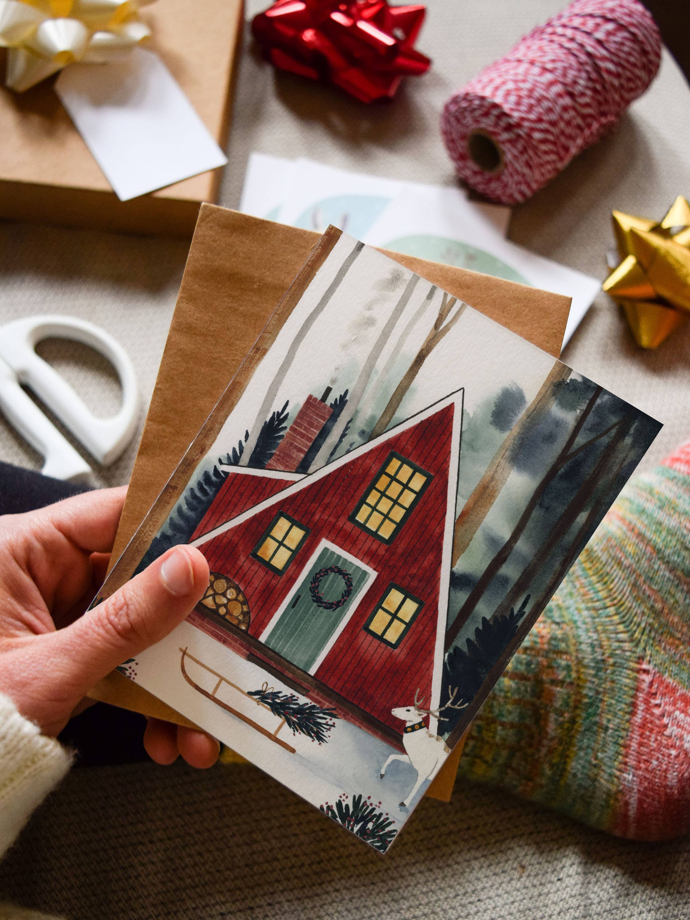 May We Fly - Wholesale Christmas Card - Christmas Cottage Greeting Card1