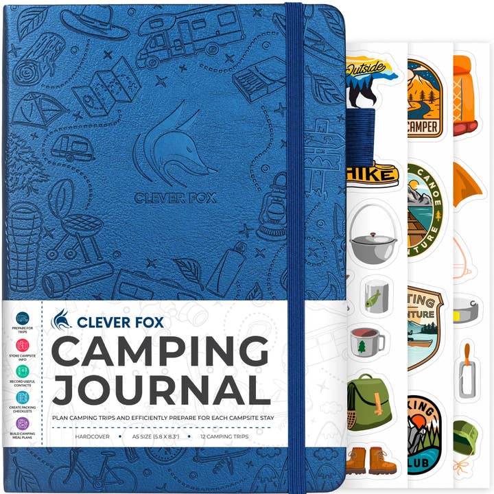 Camping Journal for wholesale by Clever Fox Planners