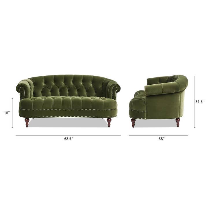 Jennifer Taylor Home - Wholesale Sofa - La Rosa Victorian Chesterfield Accent Seating Collection19