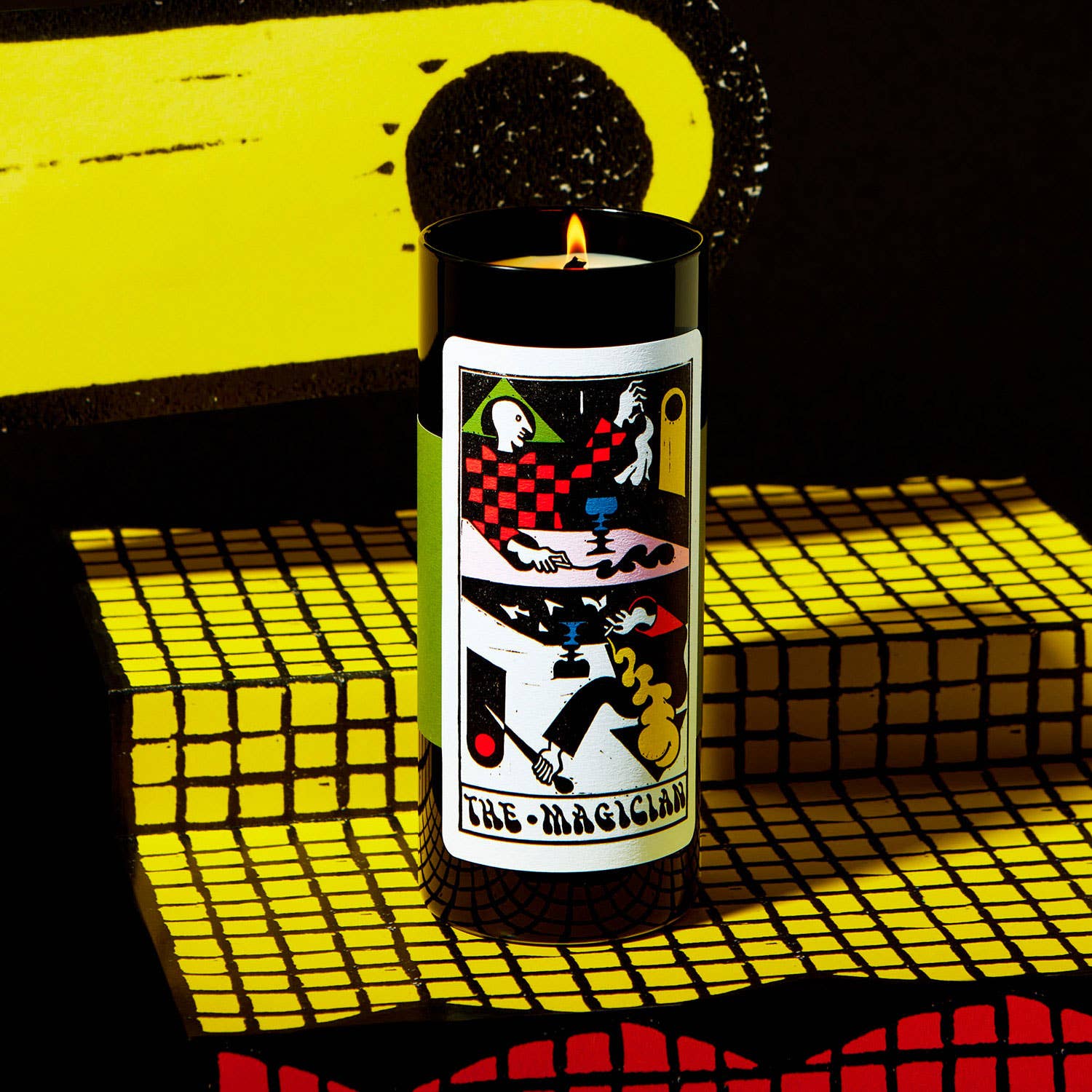 54 Celsius - Wholesale Jar/Filled Candle - Tarot Candle, Magician -  6" Tall & 60 Hr, Bergamot & Cedar2