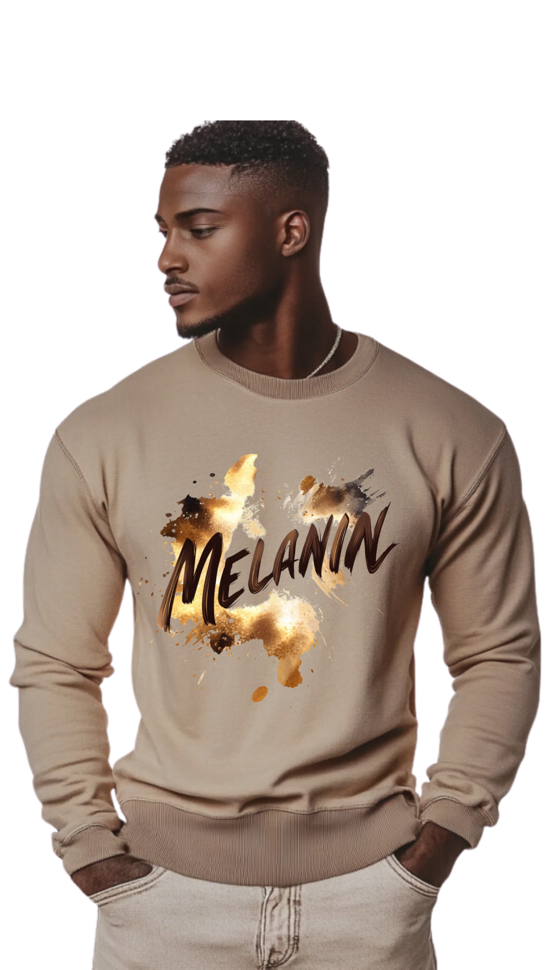 Melanin E-Commerce – wholesale Sweatshirt – Unisex – Magnificent Melanin Sweatshirt 1