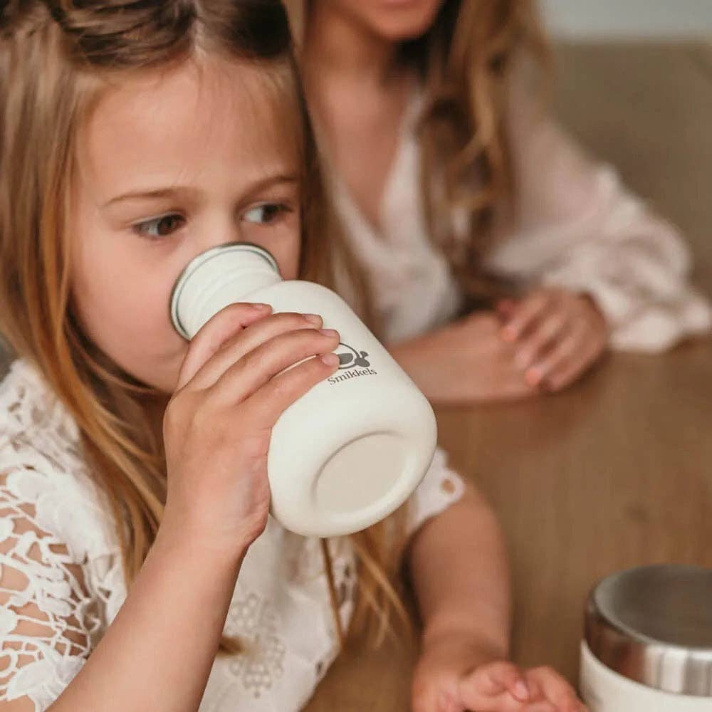 Smikkels - Wholesale Water Bottle - Stainless Steel Water Bottle with New Straw Lid - 350ml3