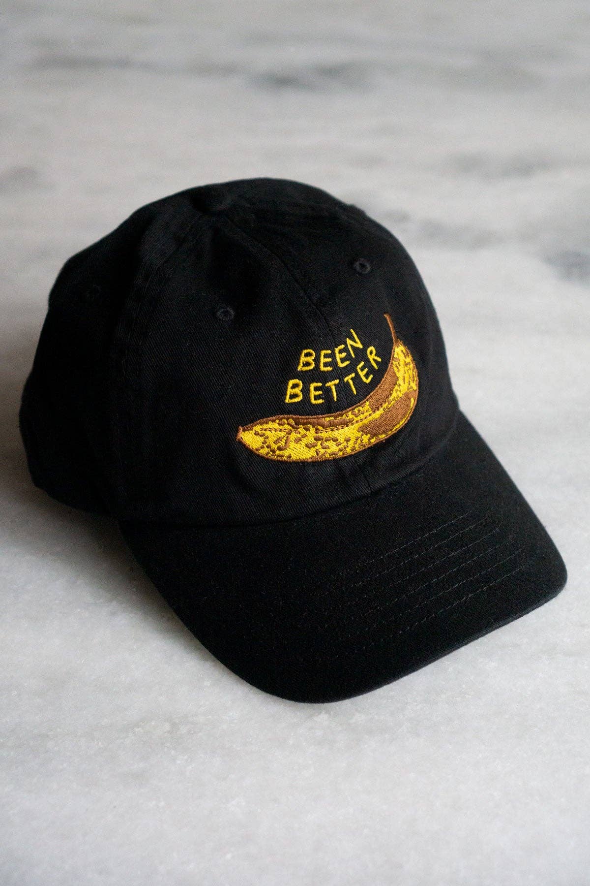 Stay Home Club - Wholesale Baseball Cap - Unisex - Been Better (Banana) Hat | Embroidered Dad Hat