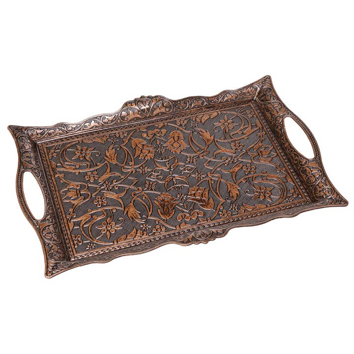 Crystalia – wholesale Serving tray – Fancy Coffee Tea Beverage Serving Tray, Rectangular