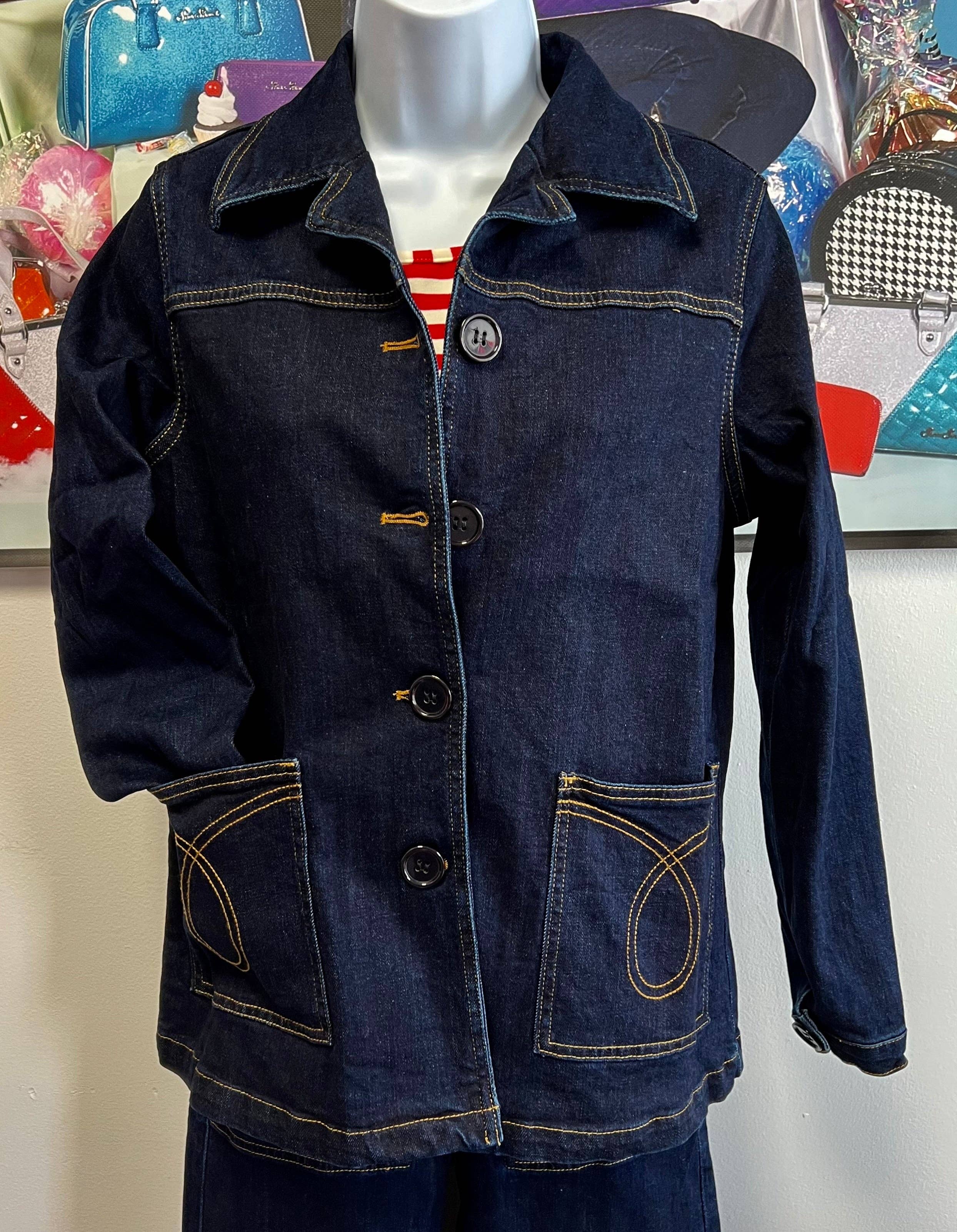 Astro Bettie - Wholesale Denim Jacket - Women's - Midge Button Down Jean Jacket4